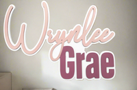 3/D layered baby nursery sign