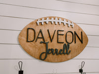 Football Nursery Sign