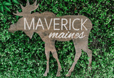 Moose Nursery Cutout Engrave