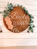 Floral nursery sign