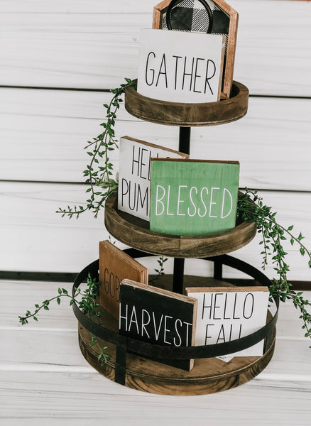 Fall Farmhouse mini signs