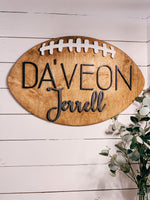 Football Nursery Sign